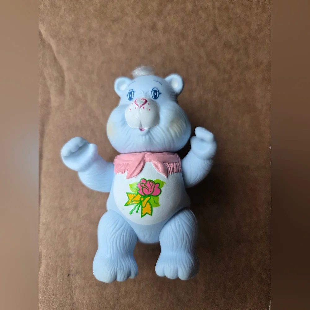 Vintage Blue and Pink Grams Care Bear Toy Figure - Picture 2 of 5
